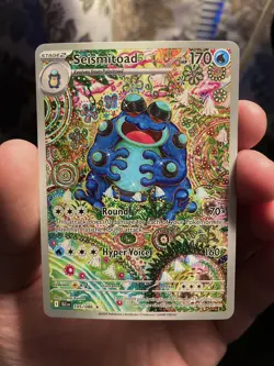 Pokemon TCG Seismitoad Illustration Rare Black Bolt 105/086 English - Image 1