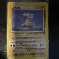 Pokemon TCG Cubone 50/64 Jungle Common Basic Unlimited 1999 Dutch HP40 Regular - Image 1