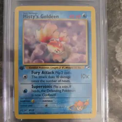 🔥Misty's Goldeen Pokemon 2000 Gym Heroes 85/132 CGC NM 8.5 🔥 - Image 2