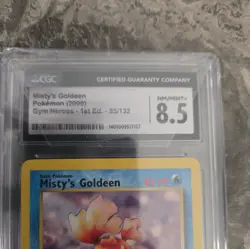 🔥Misty's Goldeen Pokemon 2000 Gym Heroes 85/132 CGC NM 8.5 🔥 - Image 3