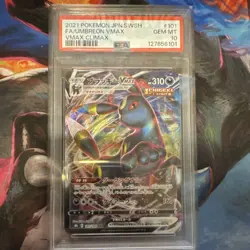 Pokemon Umbreon VMAX Full Art Holo Triple Rare S8b Vmax Climax 101/184 PSA 10 - Image 1