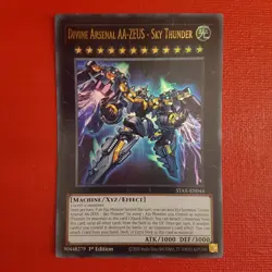 Yugioh Divine Arsenal AA-ZEUS - Sky Thunder STAX-EN044 1st Edition - Image 1