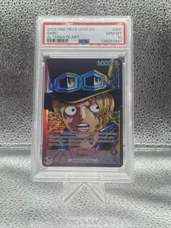 One Piece Sabo Alt Art Leader Op05-001 Psa 10 - Image 1