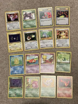 Pokemon TCG - WOTC - Team Rocket 1st Edition Bundle - NM or better 16 cards - Image 1