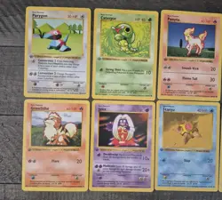 Pokemon Base Shadowless 1st Edition Lot of 10 Cards Electrode Starmie Pontya NM - Image 3