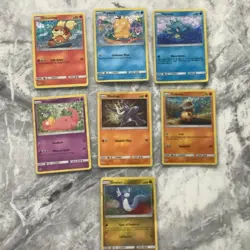 Pokemon TCG McDonald's Cards 2018 - Bundle X7 cards inc psyduck cubone slowpoke - Image 1