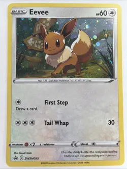 Eevee Promo SWSH: Sword & Shield Promo Cards SWSH095 NM Pokemon TCG - Image 1