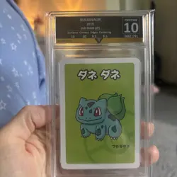 Bulbasaur - 2019 Japanese Old Maid Pokemon Card - Get Graded 9.5 - Image 1