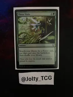 Three Visits Commander Legends Foil - Image 1