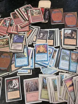 Magic The Gathering MTG Vintage Card Lot Of 300+ 1995 CARDS - Image 3