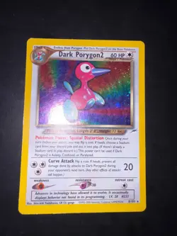 Carta Pokemon Dark Porygon 2 8/105 Set Neo Destiny Unlimited ENG Good+ - Image 1
