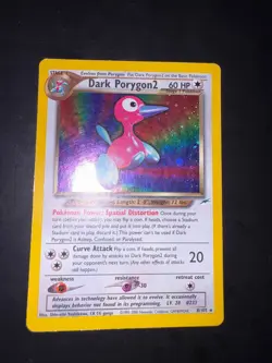Carta Pokemon Dark Porygon 2 8/105 Set Neo Destiny Unlimited ENG Good+ - Image 2