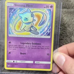 Pokemon Shining Mew 40/73 Shining Legends Rare Holo Card - Psychic Basic 2017 - Image 1