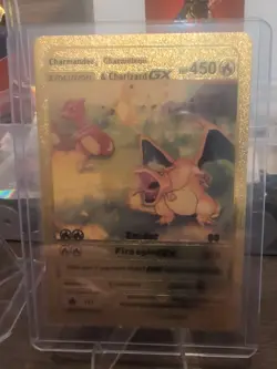 Charizard GX Black Star Promo Gold Foil Card Pokemon Card - Image 1