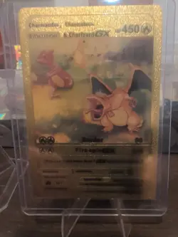 Charizard GX Black Star Promo Gold Foil Card Pokemon Card - Image 3