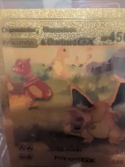 Charizard GX Black Star Promo Gold Foil Card Pokemon Card - Image 5