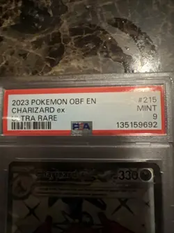 2023 Pokemon SV Black Star Promo Premium Collection Charizard ex #56 PSA 9 - Image 2