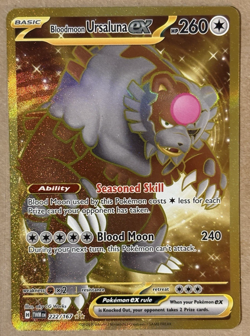 Bloodmoon Ursaluna Ex Holo Twilight Masquerade Hyper Rare 222/167 Pokemon TCG - Image 1