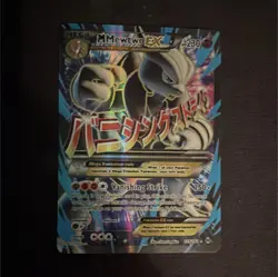 Pokemon M Mewtwo EX Full Art Holo Ultra Rare 159/162 Breakthrough 230 HP Mega - Image 1