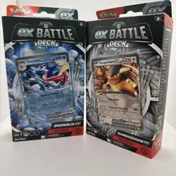 Set of 2 Pokemon TCG ex Battle Deck Greninja & Kangaskhan Sealed - Image 1