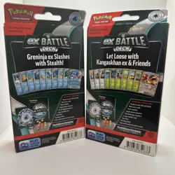 Set of 2 Pokemon TCG ex Battle Deck Greninja & Kangaskhan Sealed - Image 2