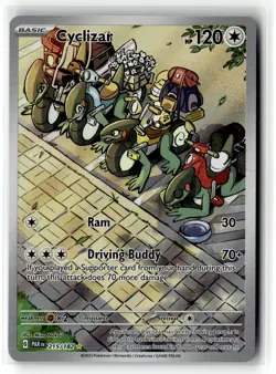 Cyclizar ⭐ 215/182 Holo Illustration Rare Paradox Rift 2023 Pokemon NM - Image 1