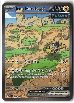 Iron Hands ex ⭐ 248/182 Holo Special Illustration Rare Paradox Rift Pokemon NM - Image 1