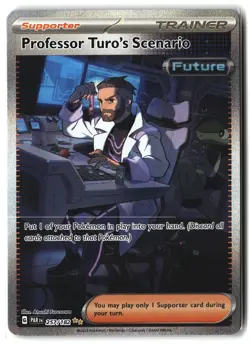 Professor Turo's Scenario ⭐ 257/182 Holo Paradox Rift Pokemon NM - Image 1