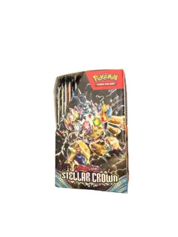 Pokemon Scarlet & Violet Stellar Crown Half Booster Box 18 Packs - Image 4