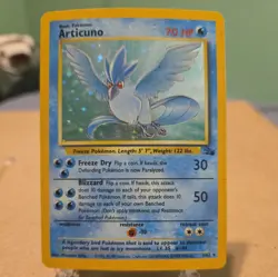 Pokemon TCG Articuno 2/62 Fossil Holo Unlimited 1999 MP Vintage - Image 1