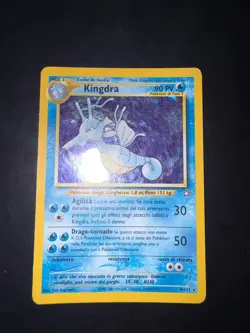 Carta Pokemon Kingdra 8/111 MP Holo ITA Neo Genesis GOOD - Image 1