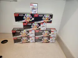 Pokemon Scarlet Violet Prismatic Evolutions Surprise Box and Booster Bundle - Image 1