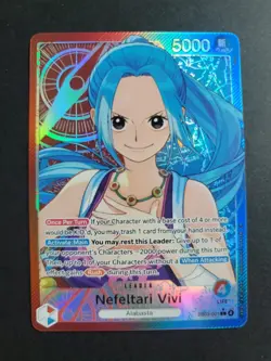 Nefeltari Vivi (Alternate Art) EB03-001 Leader One Piece Extra Booster Heroines - Image 1