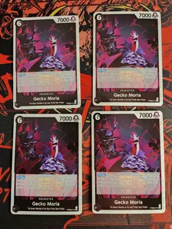 Gecko Moria PRB02-013 R One Piece Card Game X 4 - Image 1