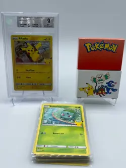 Pokemon 25th Anniversary McDonalds Complete Set Non-Holo 25 Cards+Pikachu Holo 9 - Image 3