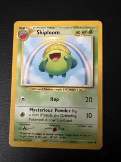 Pokemon Neo Revelation Skiploom 52/64 Non-Holo Card Near Mint Condition - Image 1