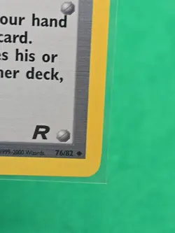 Imposter Oak's Revenge - 76/82 - Pokemon Team Rocket 1st Edition Card WOTC NM/LP - Image 4