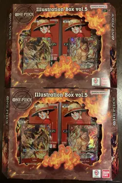One Piece Card Game TCG Illustration Box Vol 5 - Lot Of 2 Brand new, Sealed - Image 1