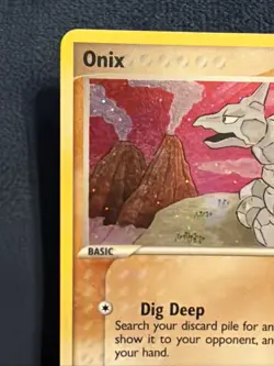 Pokemon Card - Onix Unseen Forces 65/115 Reverse Holo Stamped LP - Image 2