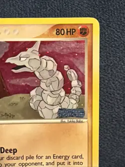Pokemon Card - Onix Unseen Forces 65/115 Reverse Holo Stamped LP - Image 3