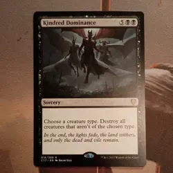MTG Kindred Dominance- Commander 2017- Rare- NM - Image 1
