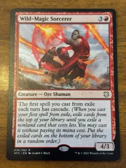 Wild-Magic Sorcerer - Adventures in Forgotten Realms - MTG - 036/062 - Image 1