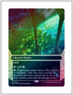 1x Swarmyard 0042, Foil, Edge of Eternities Stellar Sights, Magic MTG NM - Image 1