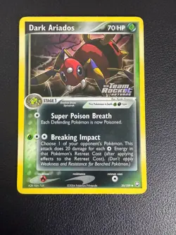 Pokemon TCG Dark Ariados EX Team Rocket Returns 30 Reverse Holo Uncommon NM - Image 1
