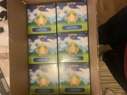 Pokemon GO Dragonite VSTAR Premier Deck Holder Collection 6-Box CASE SEALED - Image 1