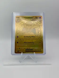 Pokemon TCG - Mega Gardevoir Ex 187/132 Mega Evolution Gold Secret Rare - Image 1