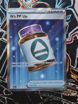 Pokemon TCG N's PP Up 262/217 Full Art Ultra Rare Ascended Heroes NM - Image 1