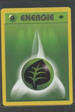 Pflanzen-Energie 1. Edition | Basis Set 99/102 | Pokemon Karte DE NM- Base Set - Image 1