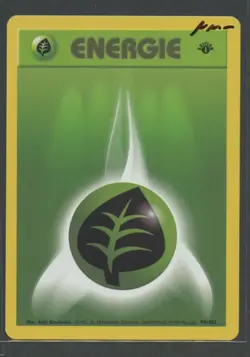 Pflanzen-Energie 1. Edition | Basis Set 99/102 | Pokemon Karte DE NM- Base Set - Image 3