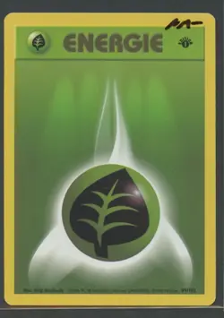 Pflanzen-Energie 1. Edition | Basis Set 99/102 | Pokemon Karte DE NM- Base Set - Image 5